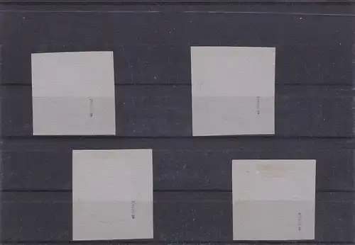 Zone française: Baden: N° de série 40-43, cachet signé BPP