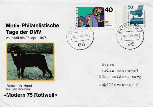 Rottweiler Hund: 1975 Bamberg