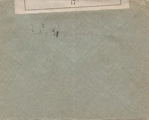 Censure: 1915: Lettre d'Uerdingen/Rhein à Magdeburg: Cresure militaire