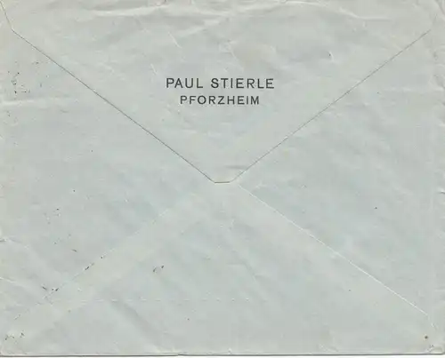 Censure: 1914 Lettre de Pforzheim à Copenhague-Examen Pa P Forzhem