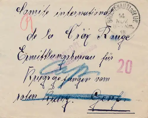 Censure:1918: Branseau Ville de Genève: Consurer du maire