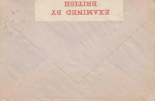 Censuration: 1918: Düsseldorf à Bonn avec censure britannique