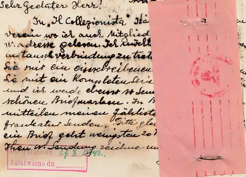 censure: 1942: Carte de Roumanie/Besarabie à Radom (Gouvernment général)