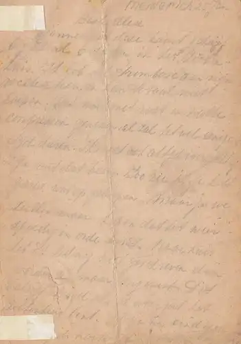 Censuration: Janvier 1945: Duisburg à Zwittau: impossible à faire actuellement