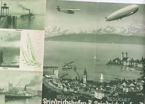 Zeppelin: Brochure: Visite de la ville de Zeappelin Friedrichshafen