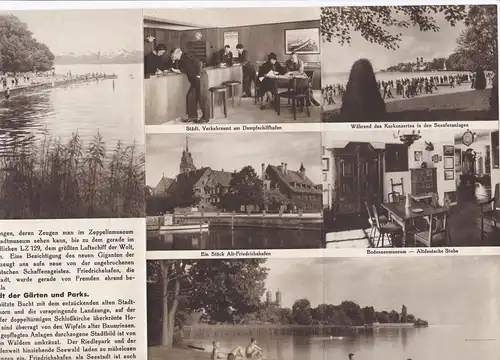 Zeppelin: Brochure: Visite de la ville de Zeappelin Friedrichshafen