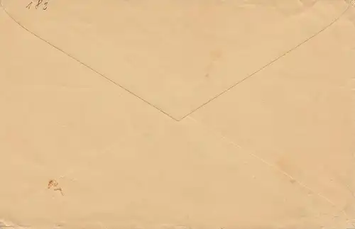 Lettre 1939 de Bielefeld: Tampon spécial atterrissage Comte Zeppelin