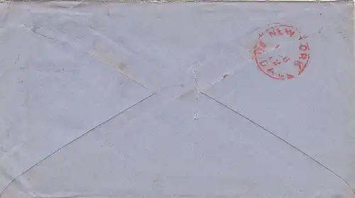 1876: letter British Post office Beyrout to US Consulate Nebraska