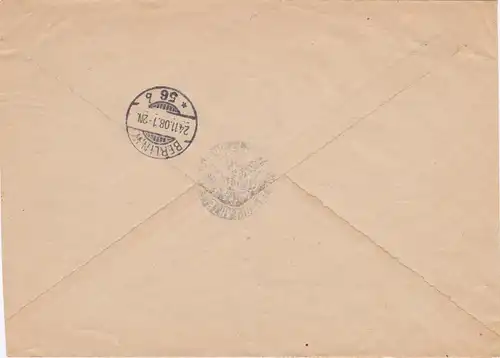 1908: Dépeches Télégraphique Officielle: Turkey to Berlin: Telegram