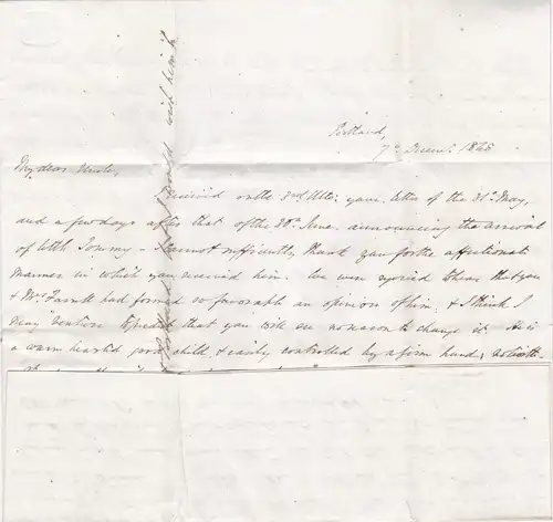 1849: Letter Paid by Portland/Melbourne to London