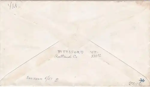 small nice letter from USA Pittsford