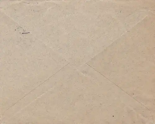 1914: Lettre de Mannheim à Künzelsau, affranchie par la machine à affûter