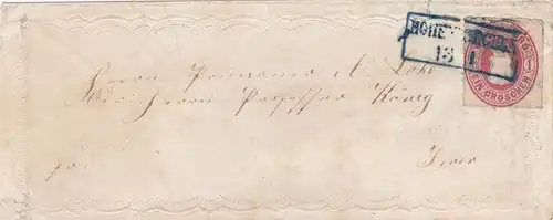 Oldenburg: Brief 18xx nach Jever
