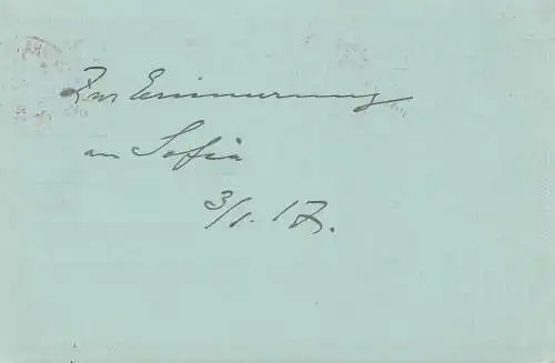 Bulgarie: 1917: Tout le problème de Sofia à l'Allemagne