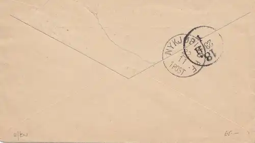 Danemark: Lettre de Nakskov à Berlin