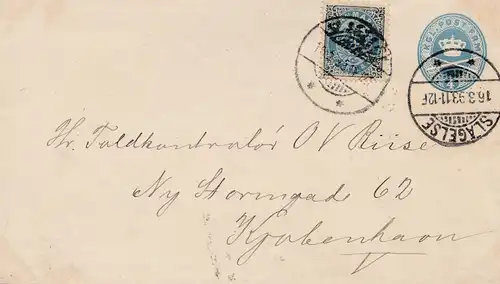 Danemark: 1893: Tout le problème de Slagelse à Copenhague