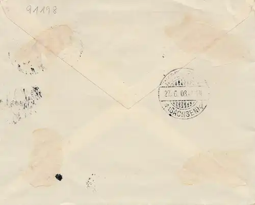 Dänemark: 1908: Ganzsache - Brief von Kopenhagen nach Dresden