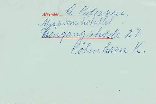 Dänemark: 1964 Kartenbrief von Kopenhagen nach Oslo mit Textinhalt