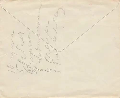 Danemark: 1917: Croix Rouger de russie/Copenhagen vers Halle/D