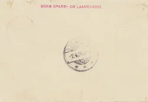 Dänemark: 1904: Ganzsache-Kartenbrief von Sors mit Textinhalt