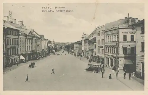 Estonie: 1933: Carte de vue Tartu