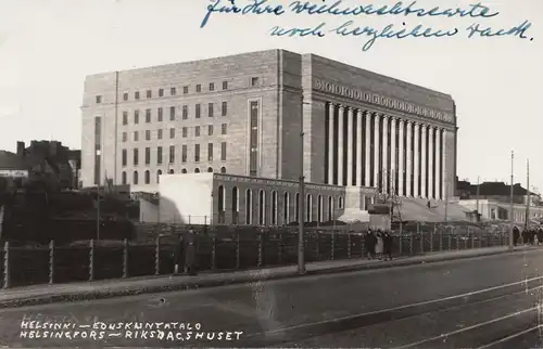 Finlande: 1936 Carte de vue d'Helsinki après la Suède