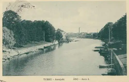 Finnland: 1908 Ansichtskarte Turku