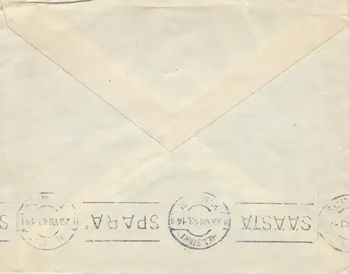 Finlande: 1943. Lettre à Helsinki