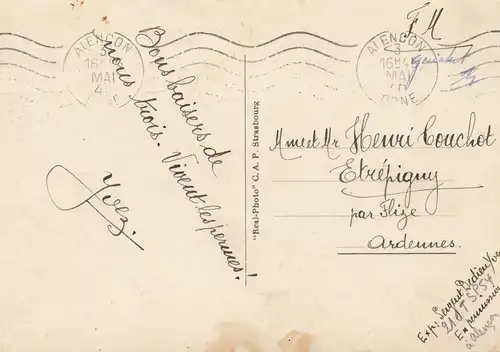 France: 1940: Carte postale Alencon
