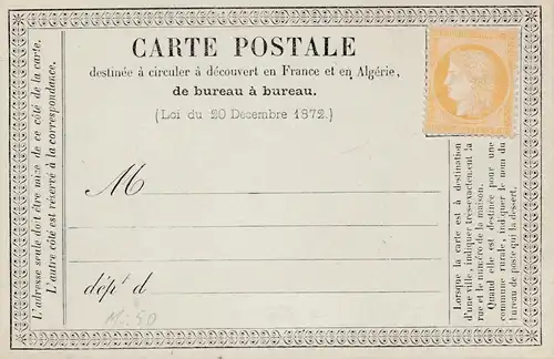 France: Carte Postale. ..