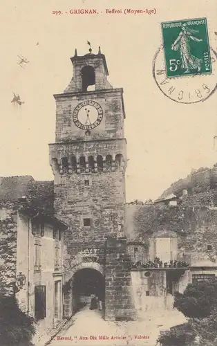 France: 1911: Carte de vue de Grignan en Suisse - Après-porto