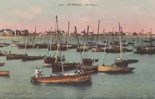 France: 1925: Carte de visite Quiberon