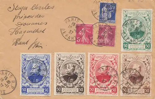 France: 1937: Paris vers Hagenthal