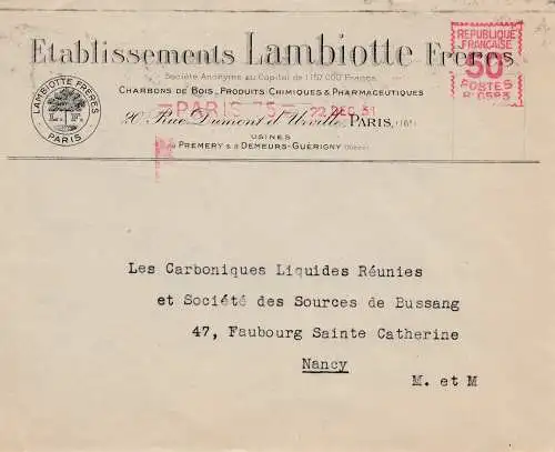 Frankreich: 1931: Paris nach Nancy