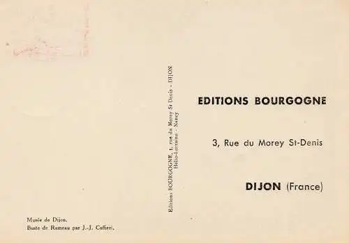 France: 1953 Premier Jour Rameau Dijon