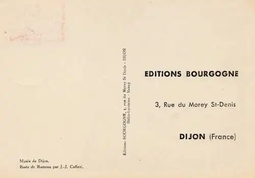 Frankreich: 1953 Premier Jour Rameau Dijon