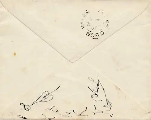 France:1900: Lettre pour Valenciennes