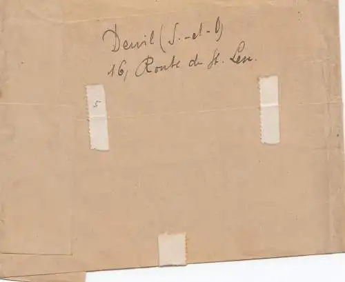 Frankreich: 1902 Streifband von Paris nach Leipzig - Drucksache