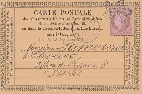 Frankreich: 1874: Paris 