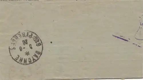 France: 1926: Telegramme Bayonne - Taxe