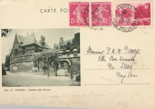 France: 1938: Belfort vers les Pays-Bas