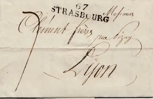 Frankreich: 1822 Strassburg nach Lyon