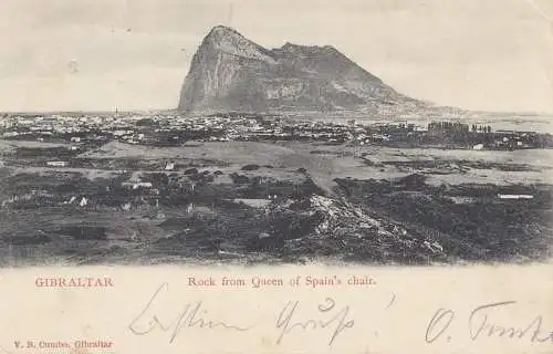 Gibraltar: 1906: Postcard d'après Graz - Carte de vue