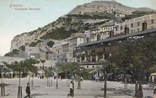 Gibraltar: 1909 Ansichtskarte nach Deutschland