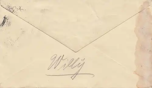 Angleterre: Lettre pour Berlin - Perfin 6A