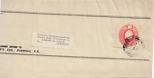 England: Norwood nach Leipzig