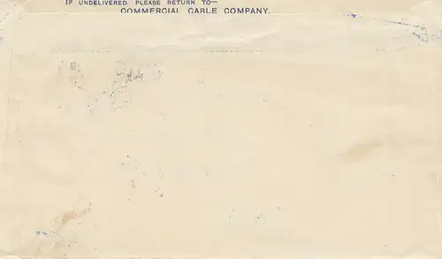 Angleterre: 1926: Letter to Germany-Comercial Cable-Wormwood
