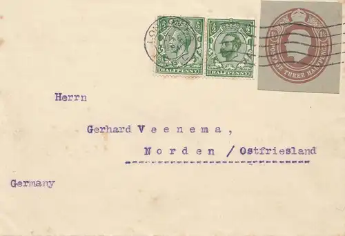 England: 1926: London nach Norden