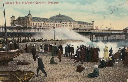Angleterre: 1914: Carte de Brighton