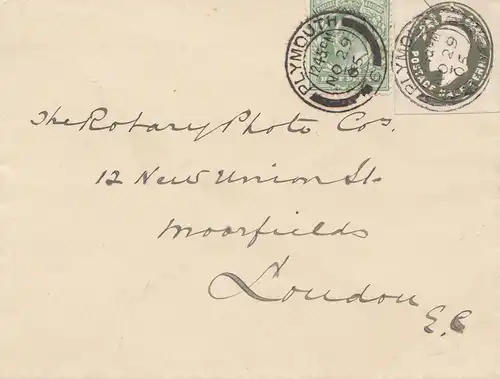 England: 1905: Plymouth to London